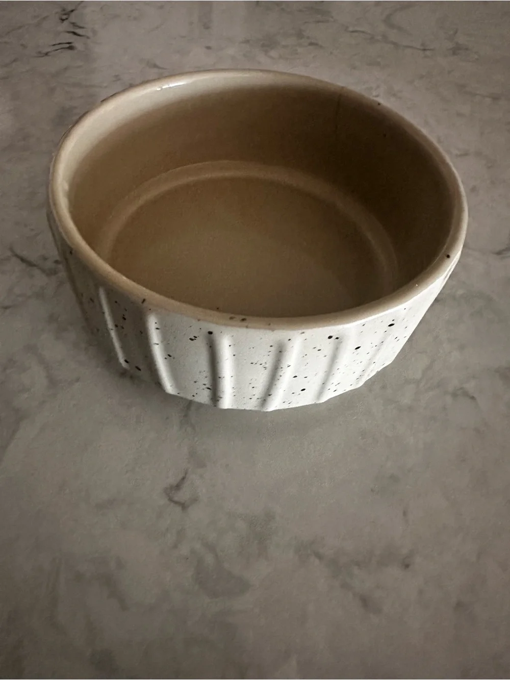 Ribbed Ceramic Doggy Bowl 🐶